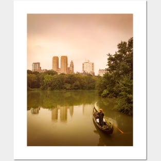 Central Park Gondola Ride Manhattan New York City Posters and Art